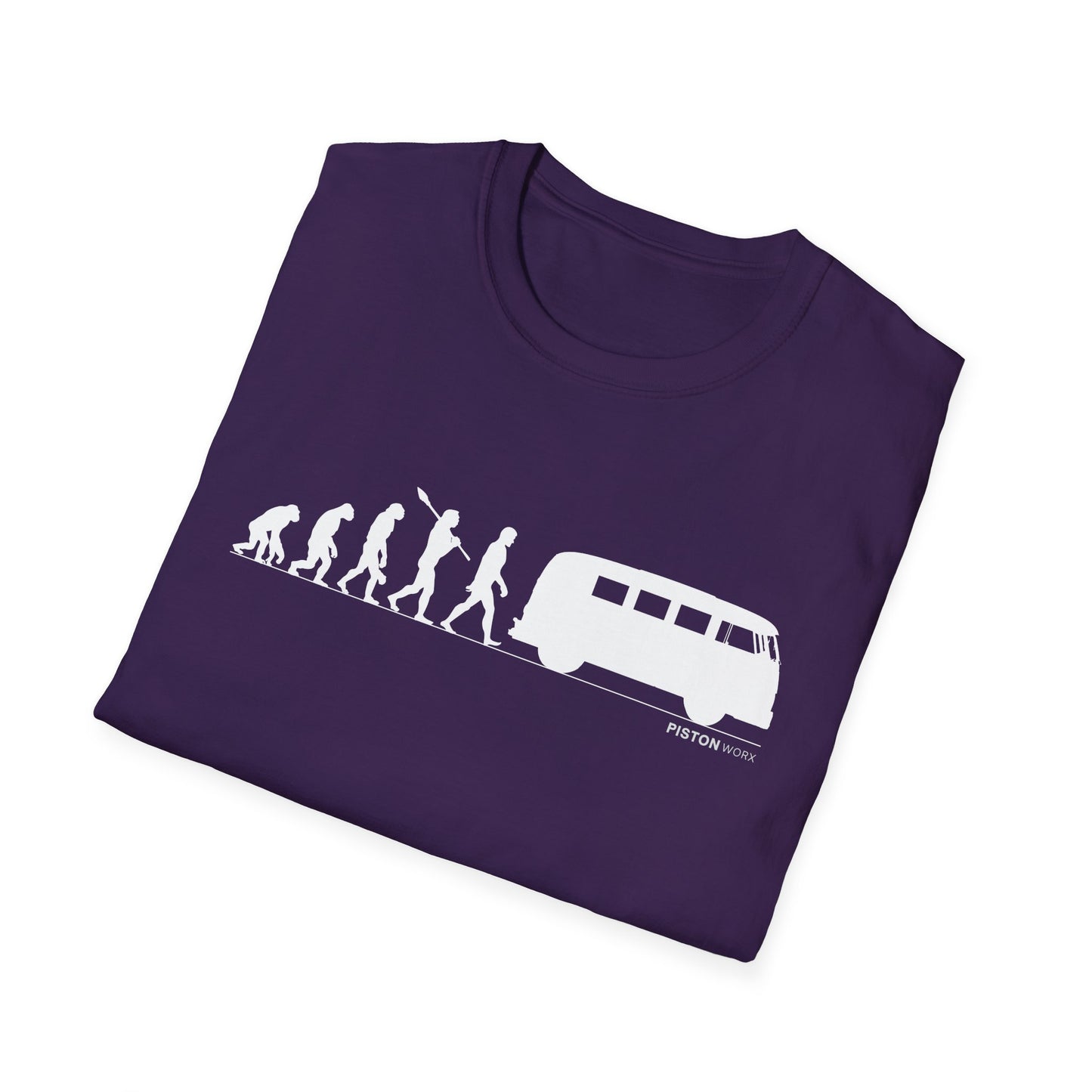 Campervan Evolution T-shirt | Graphic Gift Tee | Birthday | Camper | Shirt | Classic car | Aircooled