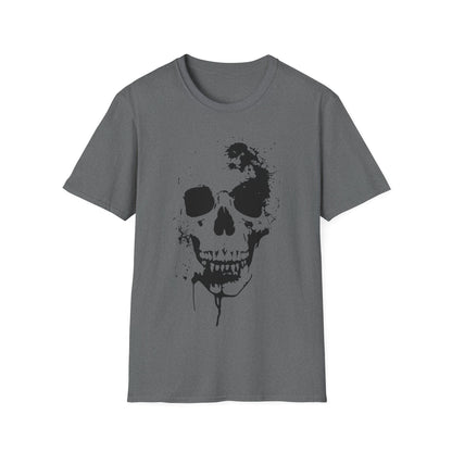 Painted Skull T-shirt | Retro Bike Graphic Gift Tee | Biker | Classic Car | Motorbike | Rock | Gothic | Horrir