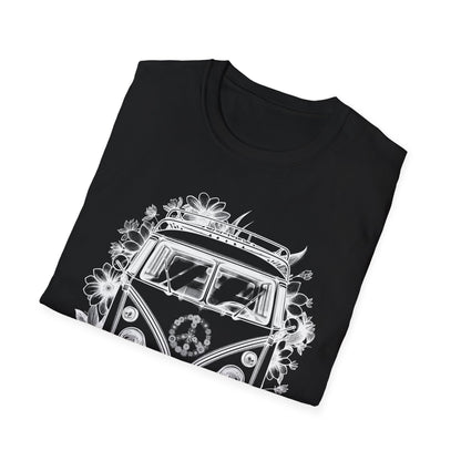 Campervan T-shirt | Graphic Gift Tee | Birthday | Flower | Camper | Shirt | Hippy | Flower |