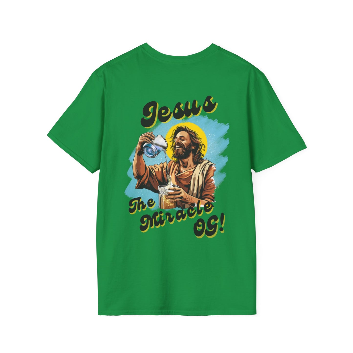 Jesus 'The Miracle OG!' T-shirt | Retro Car Graphic Gift Tee | Vintage | Funny | Birthday | Classic | Unisex | Joke