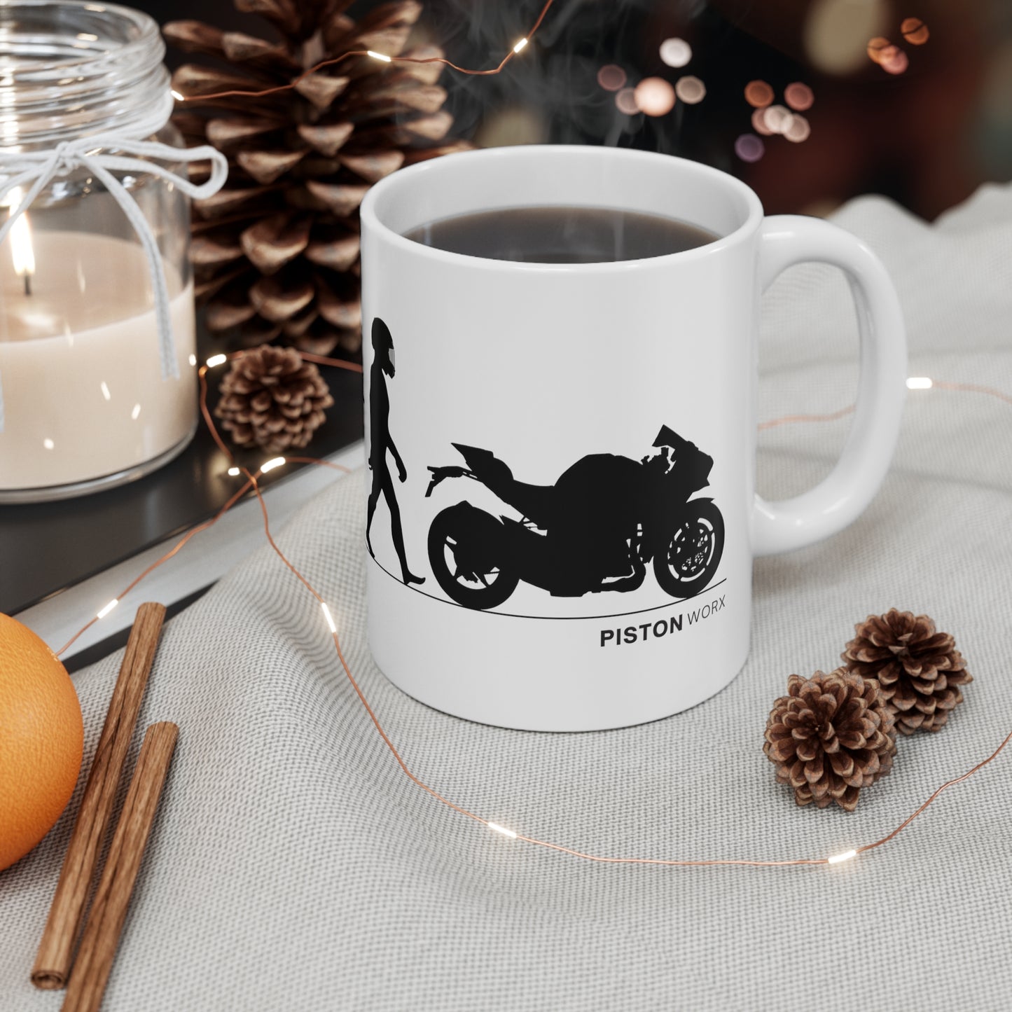 Kawasaki H2 Supercharged Evolution Mug | Premium Mugs | Birthday Gifts | Gifts | Motorcycle Memorabilia | Bike Enthusiasts | Cup | Ninja