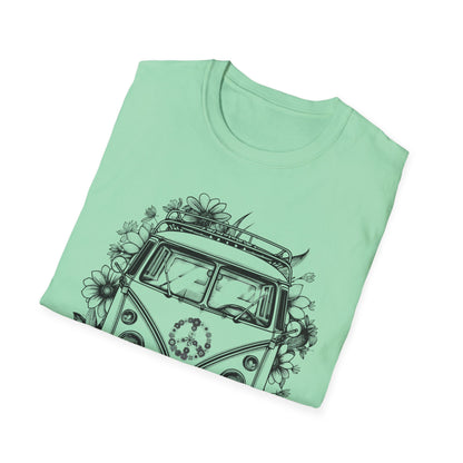 Campervan T-shirt | Graphic Gift Tee | Birthday | Flower | Camper | Shirt | Hippy | Flower |