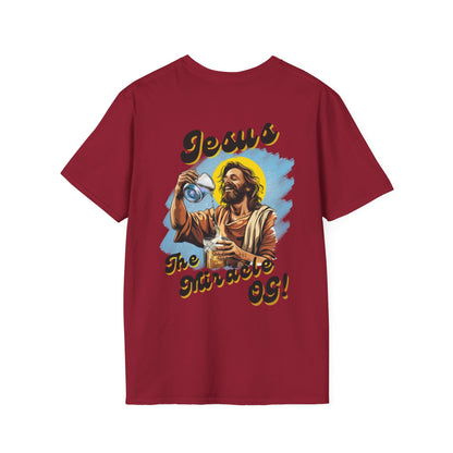 Jesus 'The Miracle OG!' T-shirt | Retro Car Graphic Gift Tee | Vintage | Funny | Birthday | Classic | Unisex | Joke