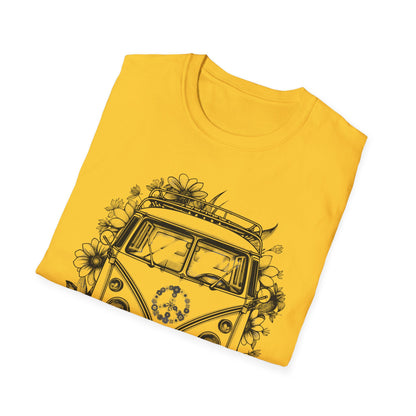 Campervan T-shirt | Graphic Gift Tee | Birthday | Flower | Camper | Shirt | Hippy | Flower |