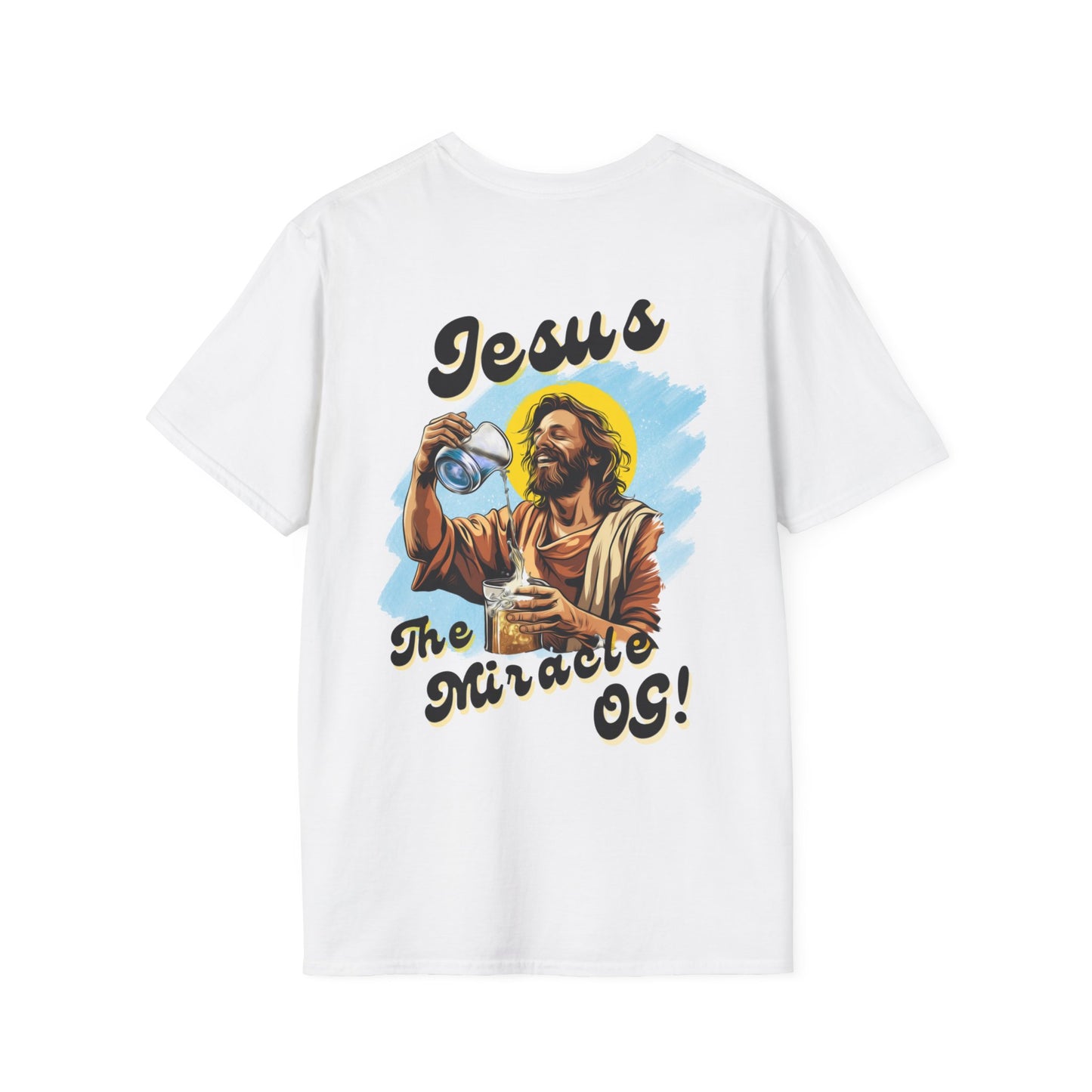 Jesus 'The Miracle OG!' T-shirt | Retro Car Graphic Gift Tee | Vintage | Funny | Birthday | Classic | Unisex | Joke