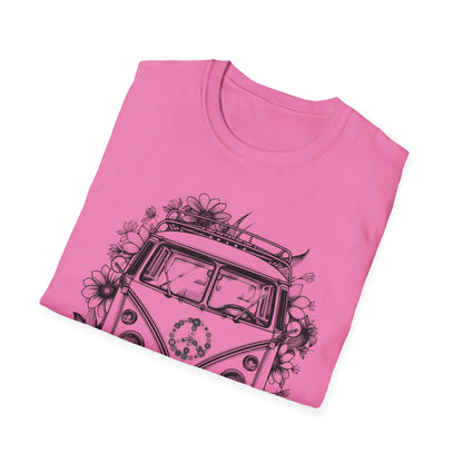 Campervan T-shirt | Graphic Gift Tee | Birthday | Flower | Camper | Shirt | Hippy | Flower |