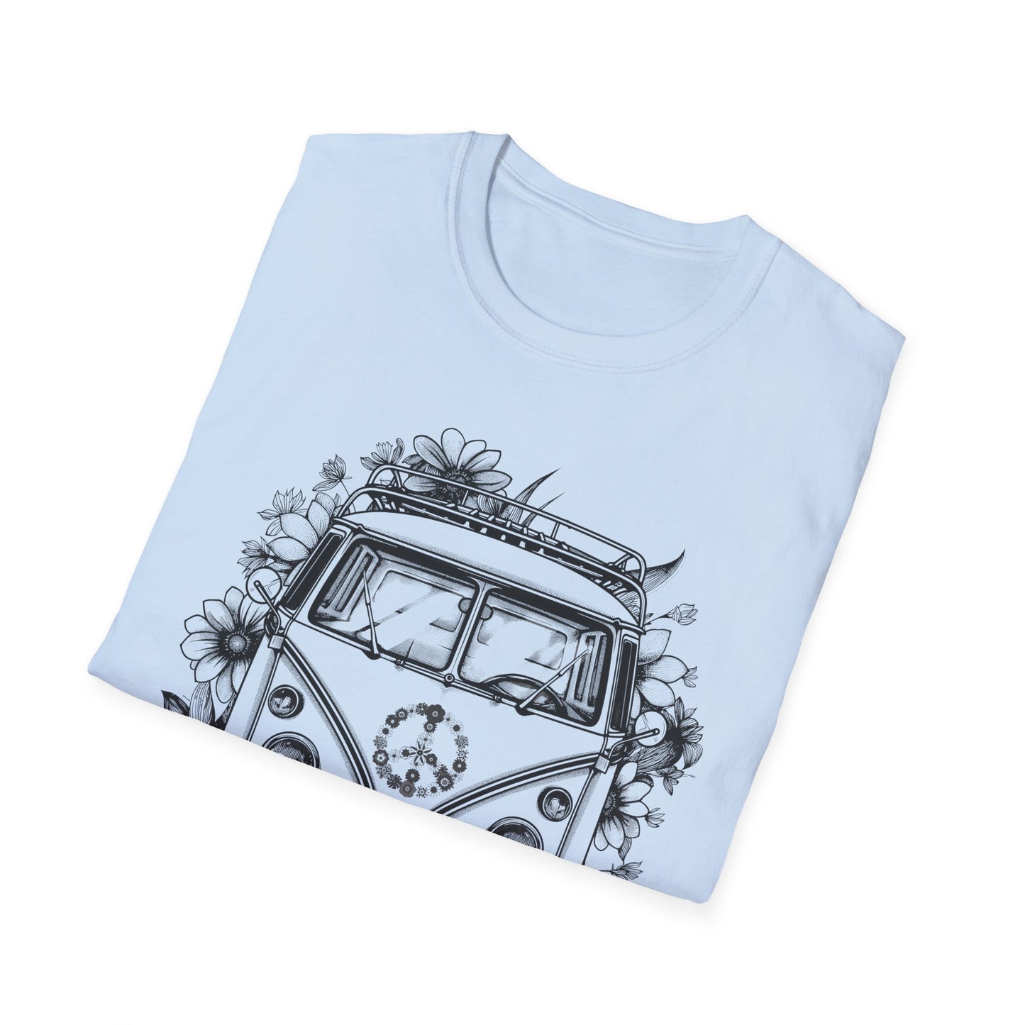 Campervan T-shirt | Graphic Gift Tee | Birthday | Flower | Camper | Shirt | Hippy | Flower |