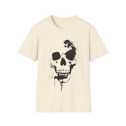 Painted Skull T-shirt | Retro Bike Graphic Gift Tee | Biker | Classic Car | Motorbike | Rock | Gothic | Horrir